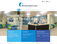 Tablet Screenshot of miramardentalcenter.com